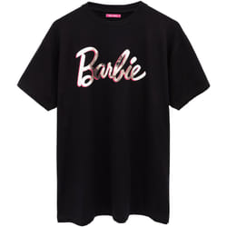 Barbie - T-shirt - Femme (Noir / Rose)