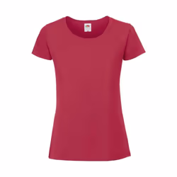 Fruit of the Loom - T-shirt ICONIC PREMIUM - Femme (Canneberge)
