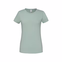 Fruit of the Loom - T-shirt PREMIUM - Femme (Vert de gris)