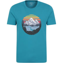 Mountain Warehouse - T-shirt TAKE A HIKE - Homme (Bleu pétrole)