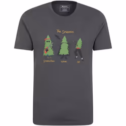 Mountain Warehouse - T-shirt SPRUCE SPRINGSTEEN - Homme (Charbon)