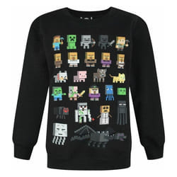 Minecraft - Sweat - Garçon (Noir)