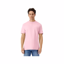 Gildan - T-shirt - Homme (Rose clair)