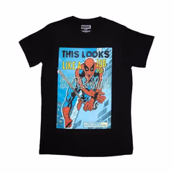 Spider-Man - T-shirt LOOKS LIKE A JOB - Adulte (Noir)