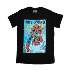 Spider-Man - T-shirt LOOKS LIKE A JOB - Adulte (Noir)