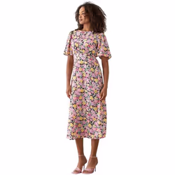 Dorothy Perkins - Robe mi-longue - Femme (Rose)