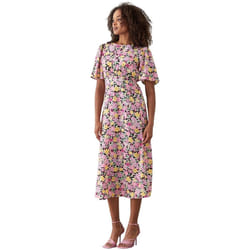 Dorothy Perkins - Robe mi-longue - Femme (Rose)