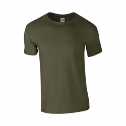 Gildan - T-shirt SOFTSTYLE - Adulte (Vert kaki Chiné)