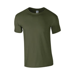 Gildan - T-shirt SOFTSTYLE - Adulte (Vert kaki Chiné)
