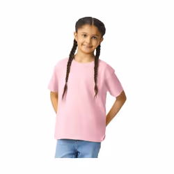 Gildan - T-shirt - Enfant (Rose clair)