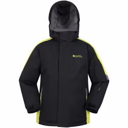 Mountain Warehouse - Blouson de ski RAPTOR - Enfant (Noir vif)