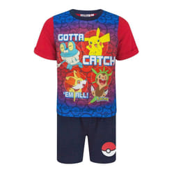 Pokemon - Ensemble de pyjama court GOTTA CATCH 'EM ALL! - Garçon (Multicolore)