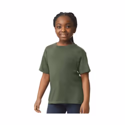 Gildan - T-shirt SOFTSTYLE - Enfant (Vert kaki)