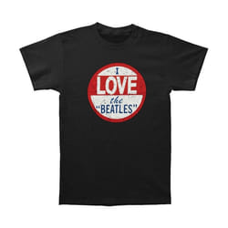 The Beatles - T-shirt LOVE - Adulte (Noir)