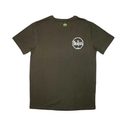 The Beatles - T-shirt MINI DRUM LOGO - Adulte (Vert)