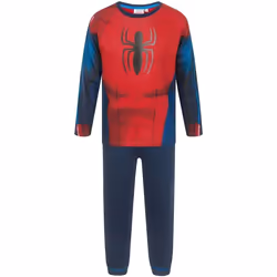 Spider-Man - Ensemble de pyjama long - Garçon (Rouge / Bleu marine)