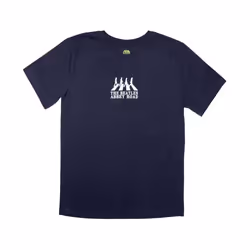 The Beatles - T-shirt MINI ABBEY ROAD CROSSING SILHOUETTE - Adulte (Bleu marine)