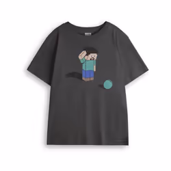 Minecraft - T-shirt - Garçon (Noir)