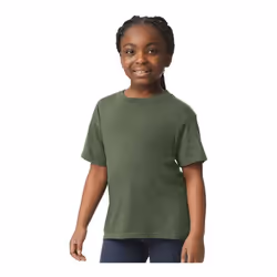 Gildan - T-shirt SOFTSTYLE - Enfant (Vert kaki)