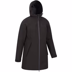 Mountain Warehouse - Veste imperméable HILLTOP - Femme (Noir vif)