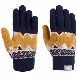 Trespass - Gants de ski NORTA - Enfant (Bleu marine)