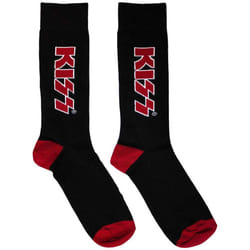 Kiss - Chaussettes - Adulte (Noir)