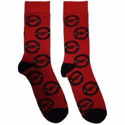 Kiss - Chaussettes - Adulte (Rouge)