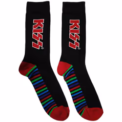 Kiss - Chaussettes - Adulte (Noir)