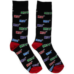 Kiss - Chaussettes - Adulte (Noir)
