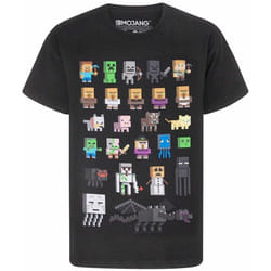 Minecraft - T-shirt - Enfant (Noir)
