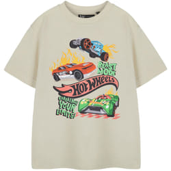 Hot Wheels - T-shirt BEAST MODE - Garçon (Blanc cassé)
