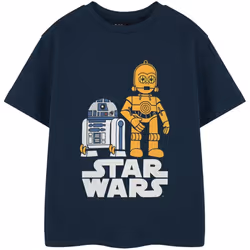 Star Wars - T-shirt - Garçon (Bleu marine)
