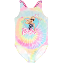 Barbie - Maillot de bain - Fille (Rose / Bleu / Jaune)
