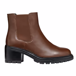 Geox - Bottines DAMIANA - Femme (Marron foncé)