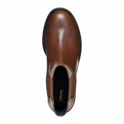 Geox - Bottines DAMIANA - Femme (Marron foncé)
