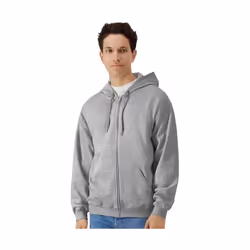 Gildan - Veste à capuche SOFTSTYLE - Homme (Gris)