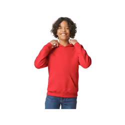 Gildan - Sweat à capuche SOFTSTYLE - Enfant (Rouge)