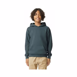 Gildan - Sweat à capuche SOFTSTYLE - Enfant (Gris foncé chiné)