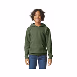 Gildan - Sweat à capuche SOFTSTYLE - Enfant (Vert kaki)