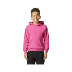 Gildan - Sweat à capuche SOFTSTYLE - Enfant (Rose foncé)