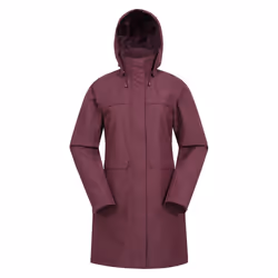 Mountain Warehouse - Veste imperméable CLOUDBURST - Femme (Bordeaux)