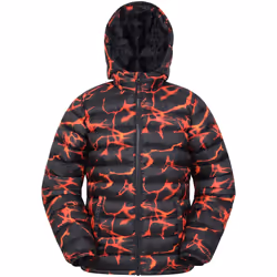 Mountain Warehouse - Veste matelassée SEASONS - Enfant (Orange foncé)