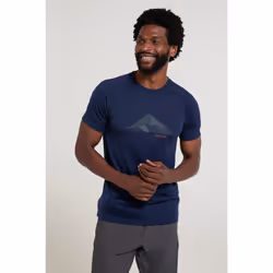 Mountain Warehouse - Haut thermique QUEST - Homme (Bleu foncé)