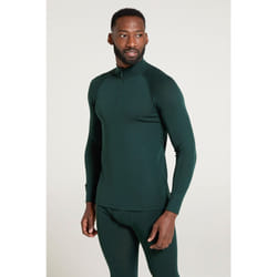 Mountain Warehouse - Haut thermique MERINO - Homme (Vert foncé)