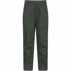 Mountain Warehouse - Pantalon de randonnée TREK - Enfant (Vert kaki)