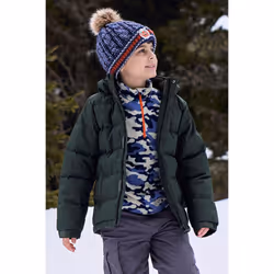 Mountain Warehouse - Veste matelassée SNOW - Enfant (Vert kaki)
