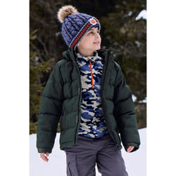 Mountain Warehouse - Veste matelassée SNOW - Enfant (Vert kaki)