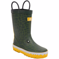 Trespass - Bottes de pluie - Enfant (Vert / Jaune)