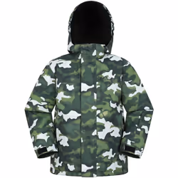 Mountain Warehouse - Blouson de ski MOGAL - Enfant (Vert foncé)