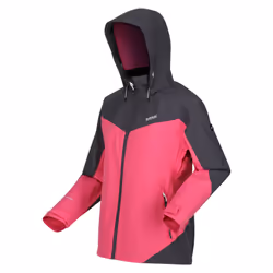 Regatta - Veste imperméable BOSFIELD - Femme (Flamant rose / Gris phoque)